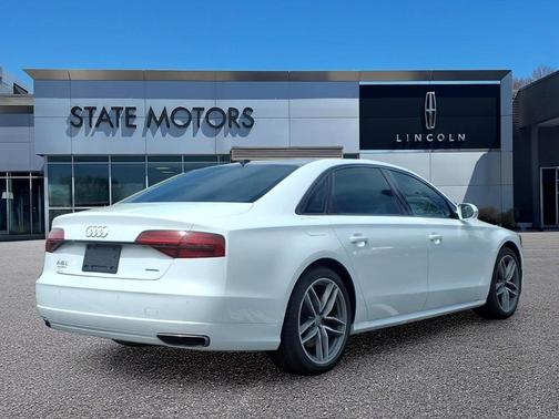 Glacier White Metallic 2017 Audi A8 L 3.0T