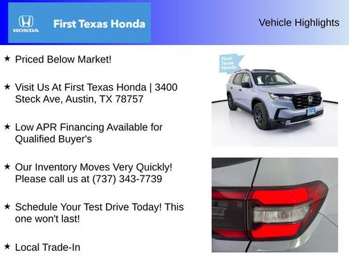 2025 Honda Pilot Black Edition