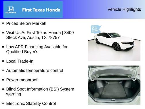 2025 Honda Accord Hybrid Base