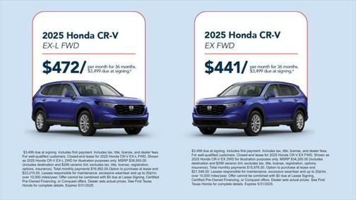 2025 Honda CR-V EX-L AWD