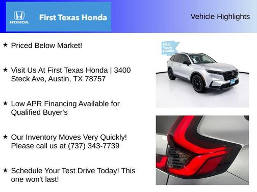 Solar Silver Metallic 2026 Honda CR-V Hybrid Sport FWD