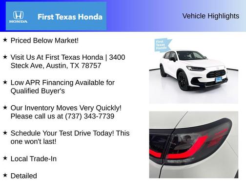 2026 Honda HR-V 2WD Sport