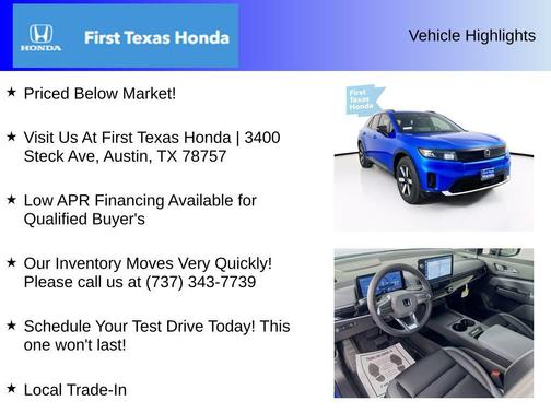 2025 Honda Prologue Touring