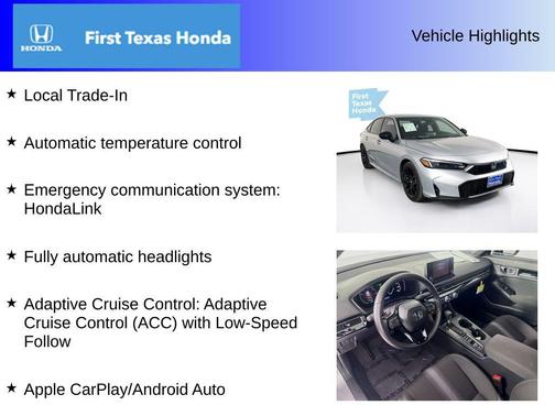 2025 Honda Civic Hybrid Sport