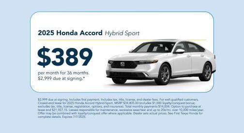 2025 Honda Accord Hybrid EX-L