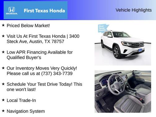 2021 Volkswagen Atlas 3.6L SEL Premium