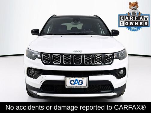 Bright White Clearcoat 2025 Jeep Compass Limited