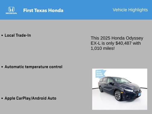 2025 Honda Odyssey EX-L