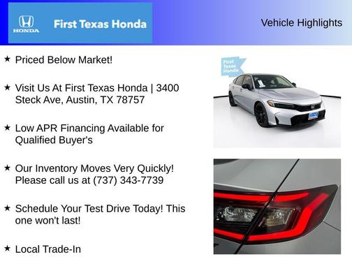 2026 Honda Civic Sport