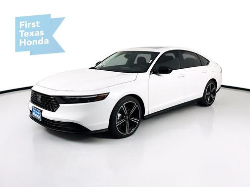 Platinum White Pearl 2026 Honda Accord Hybrid Sport