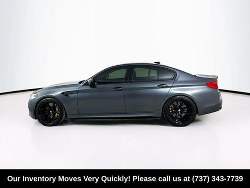 Gray 2019 BMW M5 Competition
