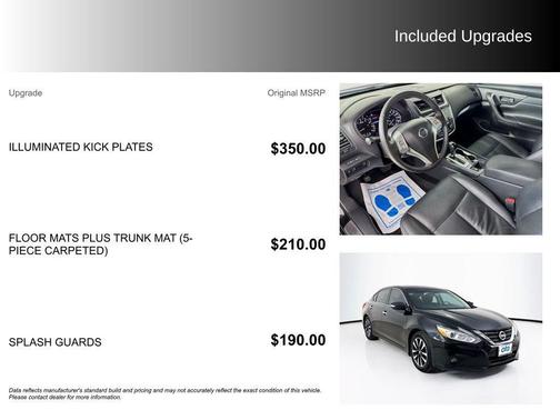 Super Black 2016 Nissan Altima 2.5 SL