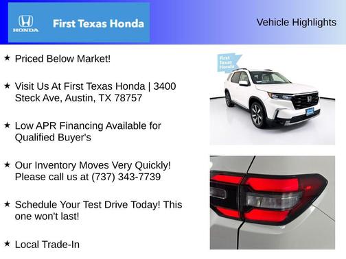 2025 Honda Pilot Touring 8-Passenger