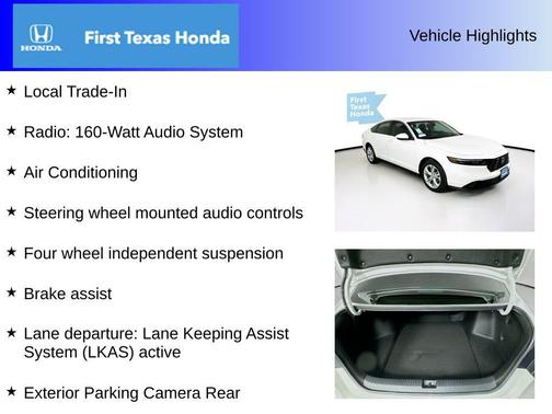 2025 Honda Accord LX 1.5T