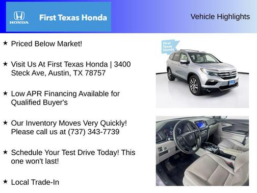 2016 Honda Pilot Touring