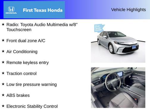 2025 Toyota Camry LE