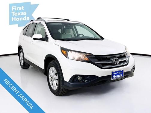 White Diamond Pearl 2013 Honda CR-V EX-L