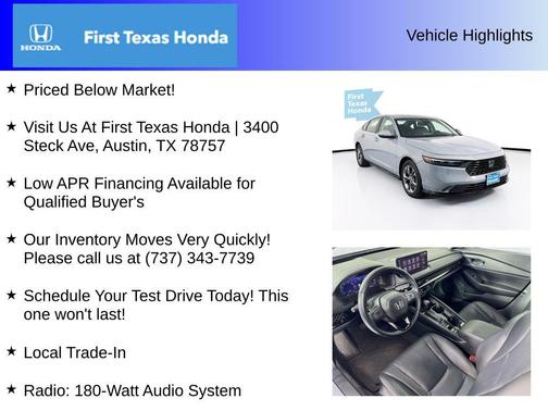 2023 Honda Accord Hybrid EX-L