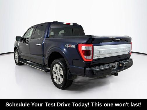 Antimatter Blue Metallic 2022 Ford F-150 Platinum