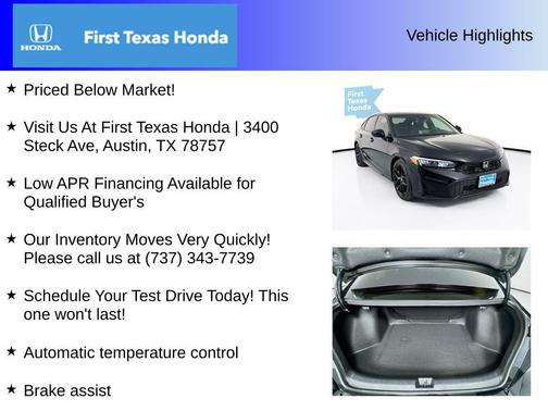 2026 Honda Civic Sport