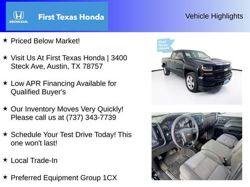 2016 Chevrolet Silverado 1500 Custom