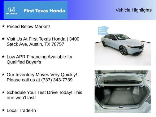 2025 Honda Accord Hybrid Base