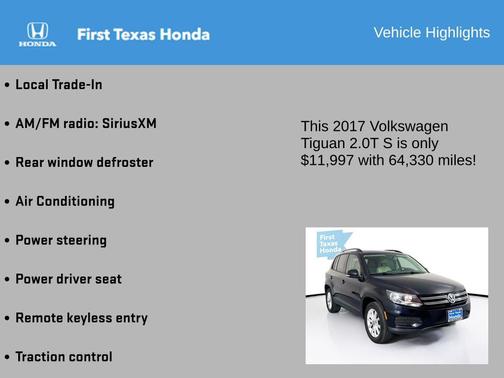 2017 Volkswagen Tiguan 2.0T S