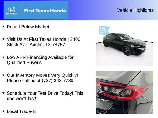 2026 Honda Civic Sport