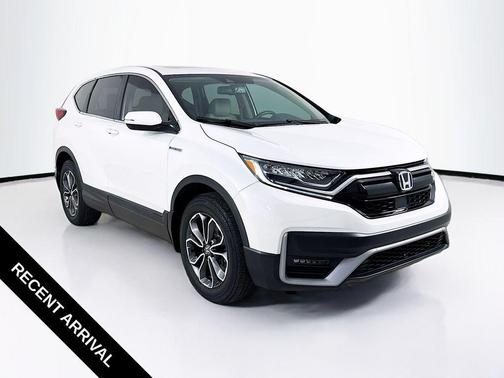 Platinum White Pearl 2021 Honda CR-V Hybrid EX-L