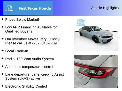 2025 Honda Civic Sport