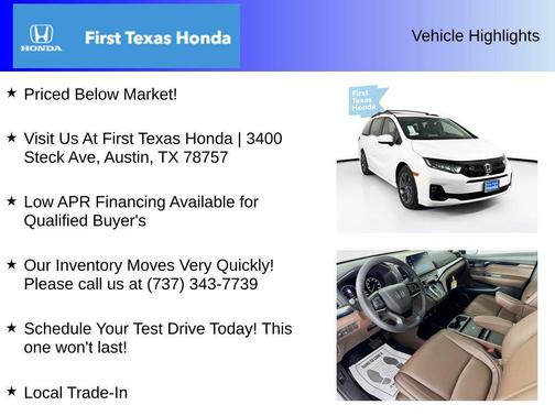 2026 Honda Odyssey Touring