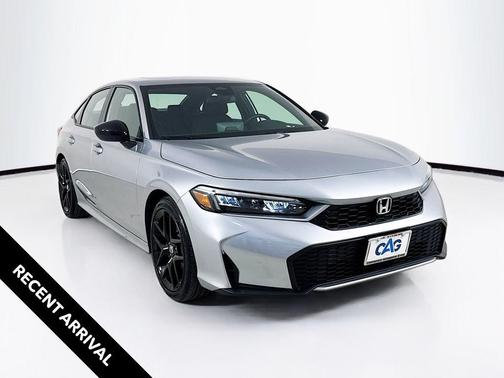 Solar Silver Metallic 2026 Honda Civic Hybrid Sport