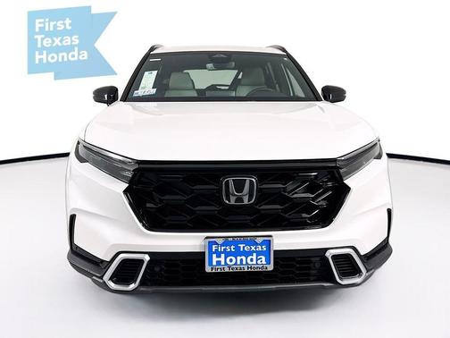Platinum White Pearl 2026 Honda CR-V Hybrid Sport Touring AWD