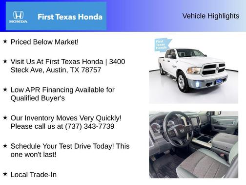 2015 RAM 1500 Outdoorsman