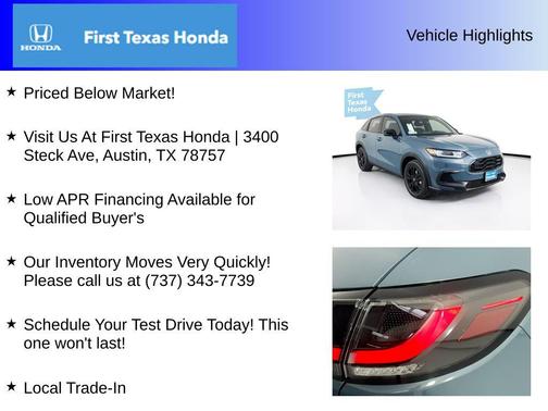 2026 Honda HR-V 2WD Sport