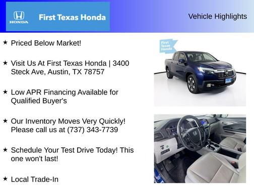 2019 Honda Ridgeline RTL