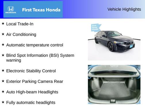 2025 Honda Civic Sport