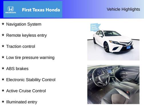 2019 Toyota Camry SE