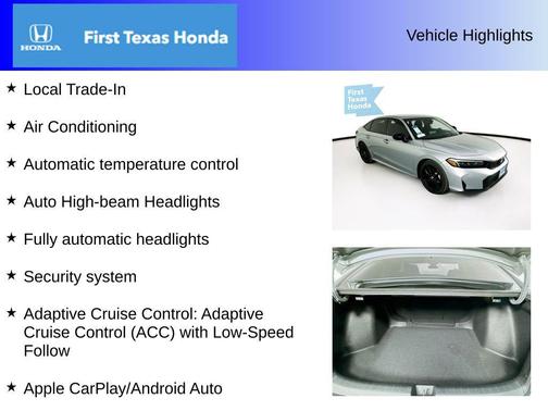 2025 Honda Civic Sport