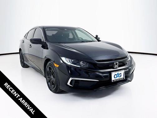 Crystal Black Pearl 2020 Honda Civic LX