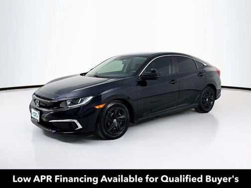 Crystal Black Pearl 2020 Honda Civic LX