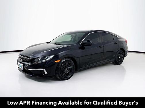 Crystal Black Pearl 2020 Honda Civic LX