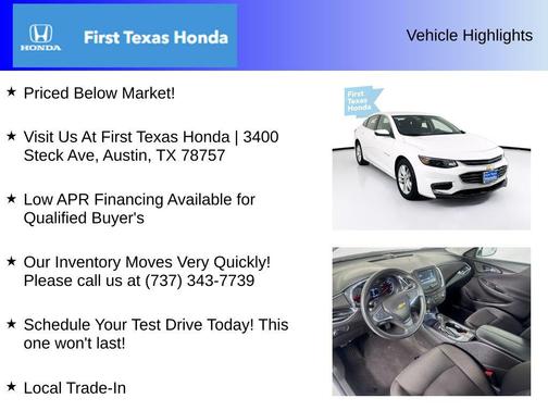 2018 Chevrolet Malibu LT