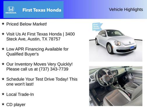 2013 Volkswagen Beetle 2.5L