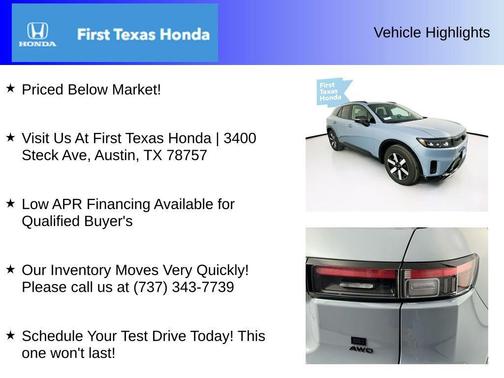 Sonic Gray Pearl 2026 Honda Prologue Touring