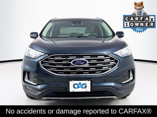 STONE BLUE METALLIC 2022 Ford Edge Titanium