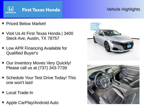 2022 Honda Accord Sport SE 1.5T
