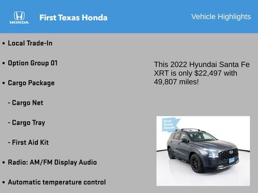 2022 Hyundai SANTA FE XRT