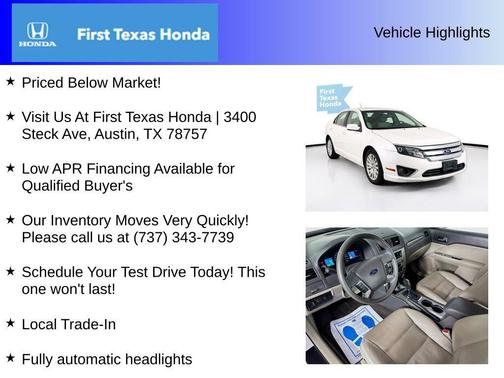 2010 Ford Fusion Hybrid Base