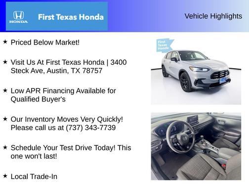 2023 Honda HR-V 2WD Sport